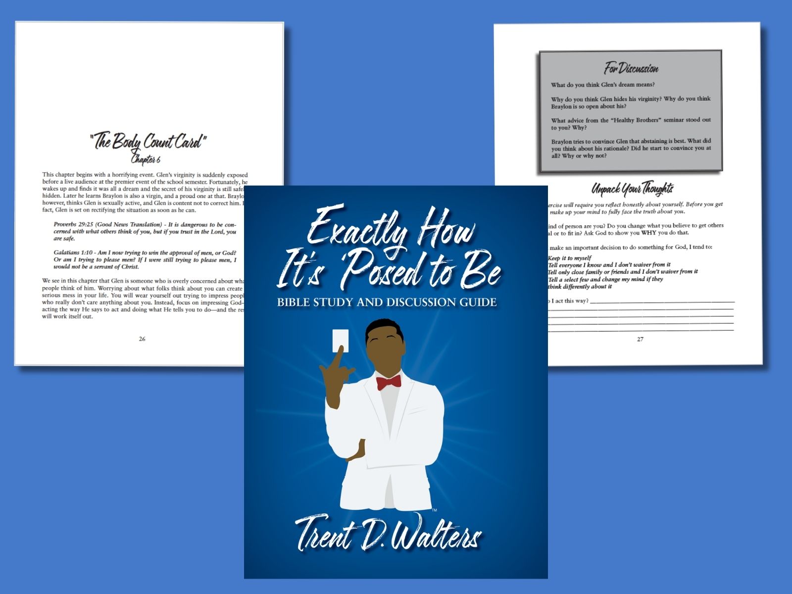 Exactly How It's `Posed to Be Bible Study and Group Discussion Guide - Journal Your Thoughts, Keep Track of God Moving in your Life, Discuss with a Group