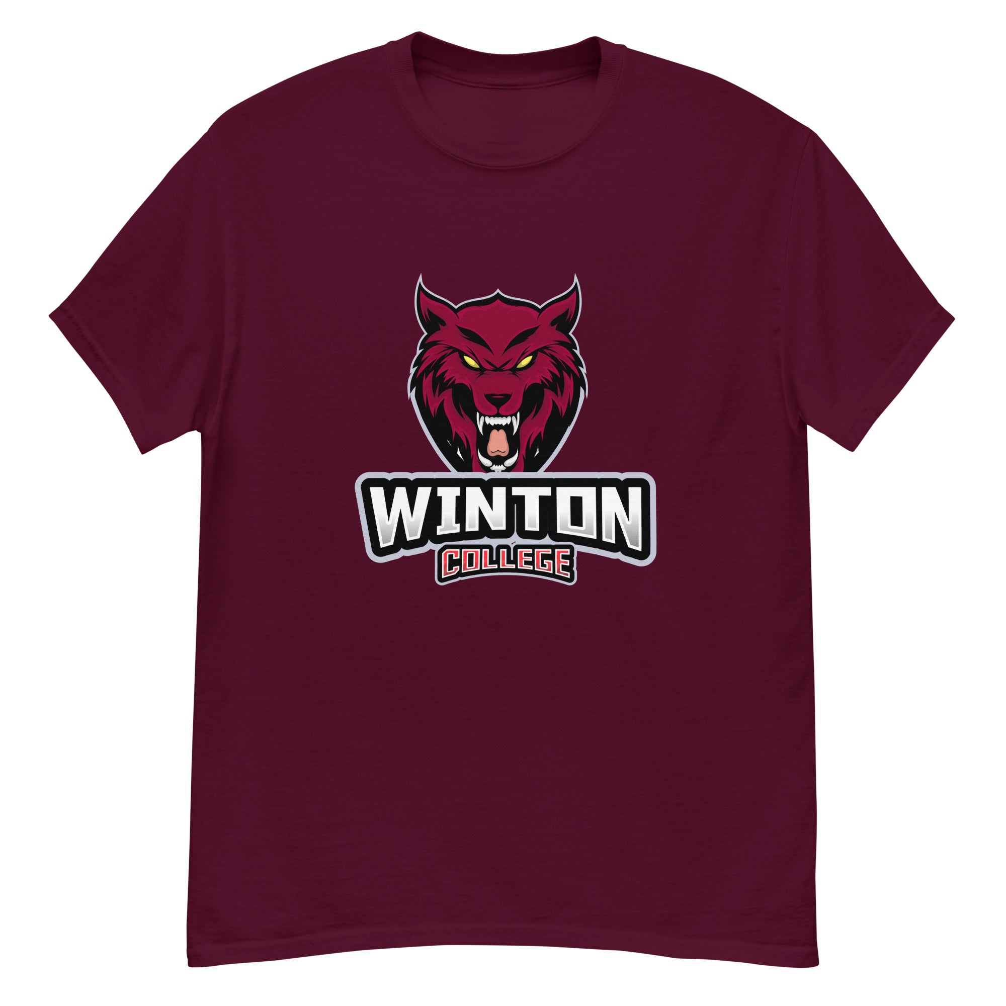 Winton College White Logo T-Shirt